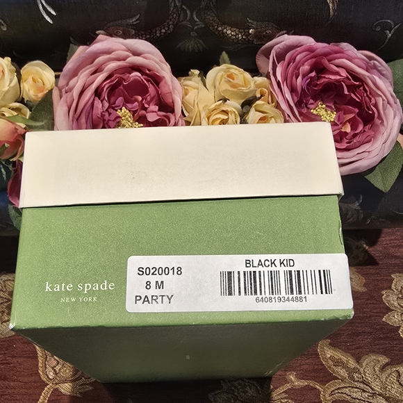 Kate Spade Black Flats with Crystal Embellishment - Picture 8 of 8